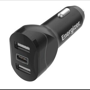 Energizer Car Accessory 3 Port Power
Delivery Car Charger